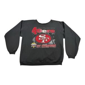 Vintage San Francisco 49er Sweatshirt XL NFC Champion Super Bowl XXIX 1994 Read